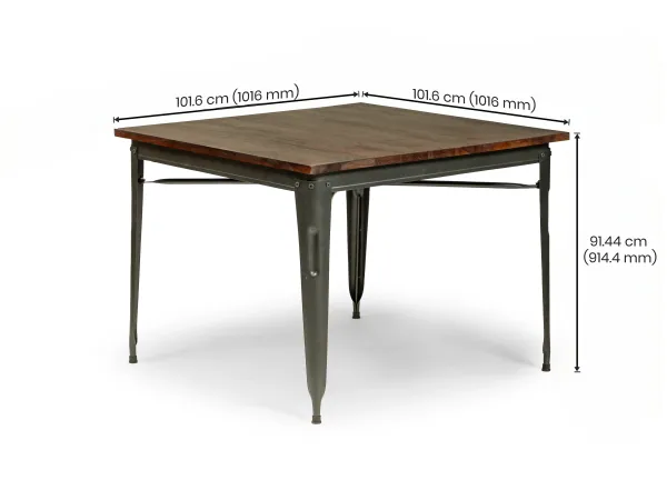 Daisy 4 Seater Dining Table with Joey Beige Chair